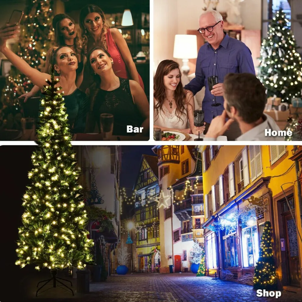 Pre-Lit Christmas Trees*The Holiday Aisle Green Pine Artificial Christmas Tree