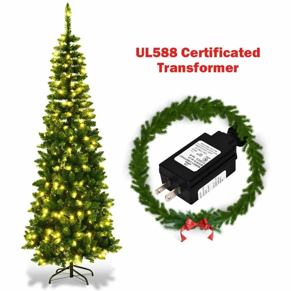 Pre-Lit Christmas Trees*The Holiday Aisle Green Pine Artificial Christmas Tree