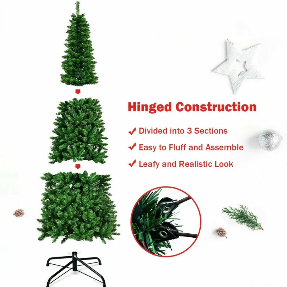 Pre-Lit Christmas Trees*The Holiday Aisle Green Pine Artificial Christmas Tree