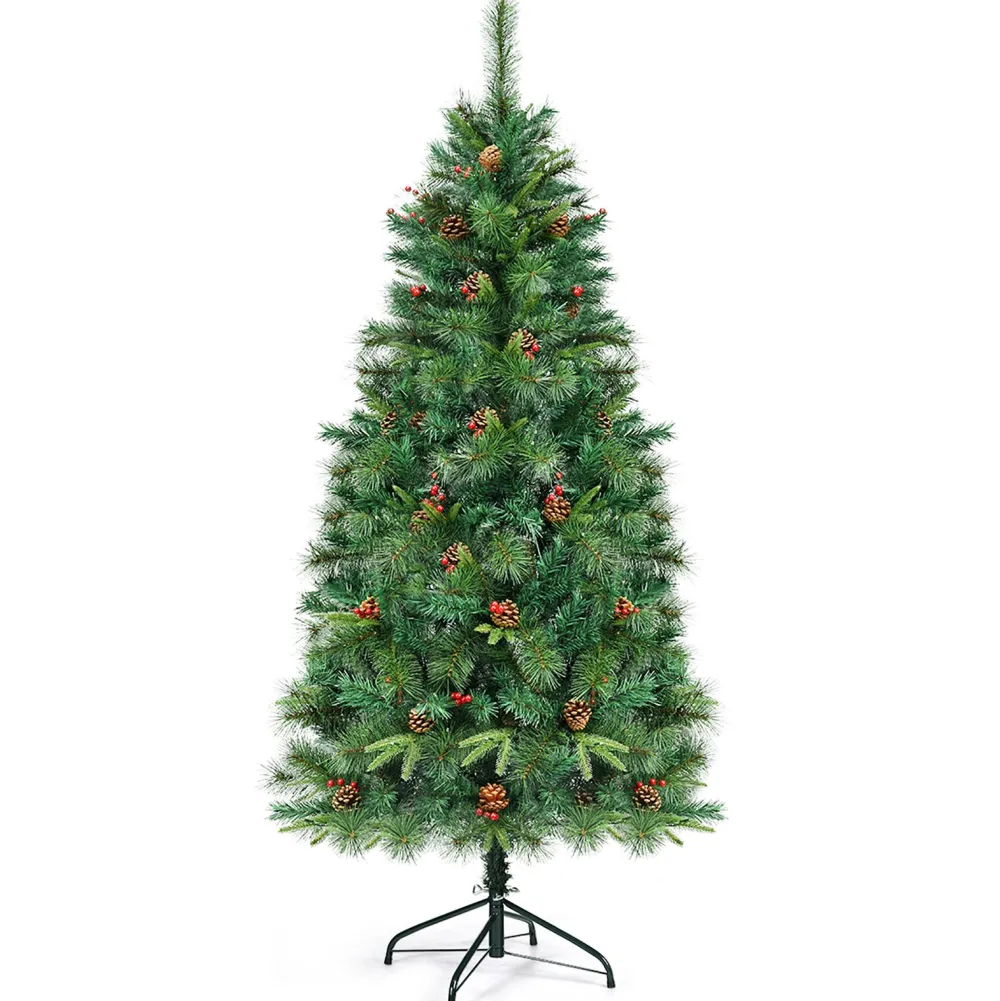 Pre-Lit Christmas Trees*The Holiday Aisle Green Pine Artificial Christmas Tree With 250 Clear/White Lights