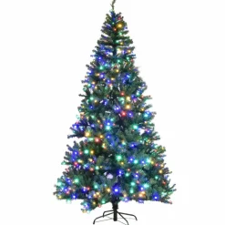 Pre-Lit Christmas Trees*The Holiday Aisle Green Pine Artificial Christmas Tree With 150 Clear Lights