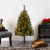 Pre-Lit Christmas Trees*The Holiday Aisle Green Pine Artificial Christmas Tree With Clear/White Lights