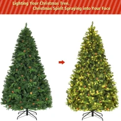 Pre-Lit Christmas Trees*The Holiday Aisle Green Pine Artificial Christmas Tree