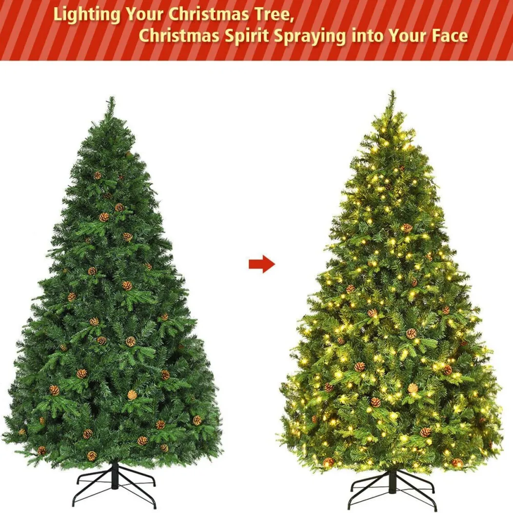 Pre-Lit Christmas Trees*The Holiday Aisle Green Pine Artificial Christmas Tree