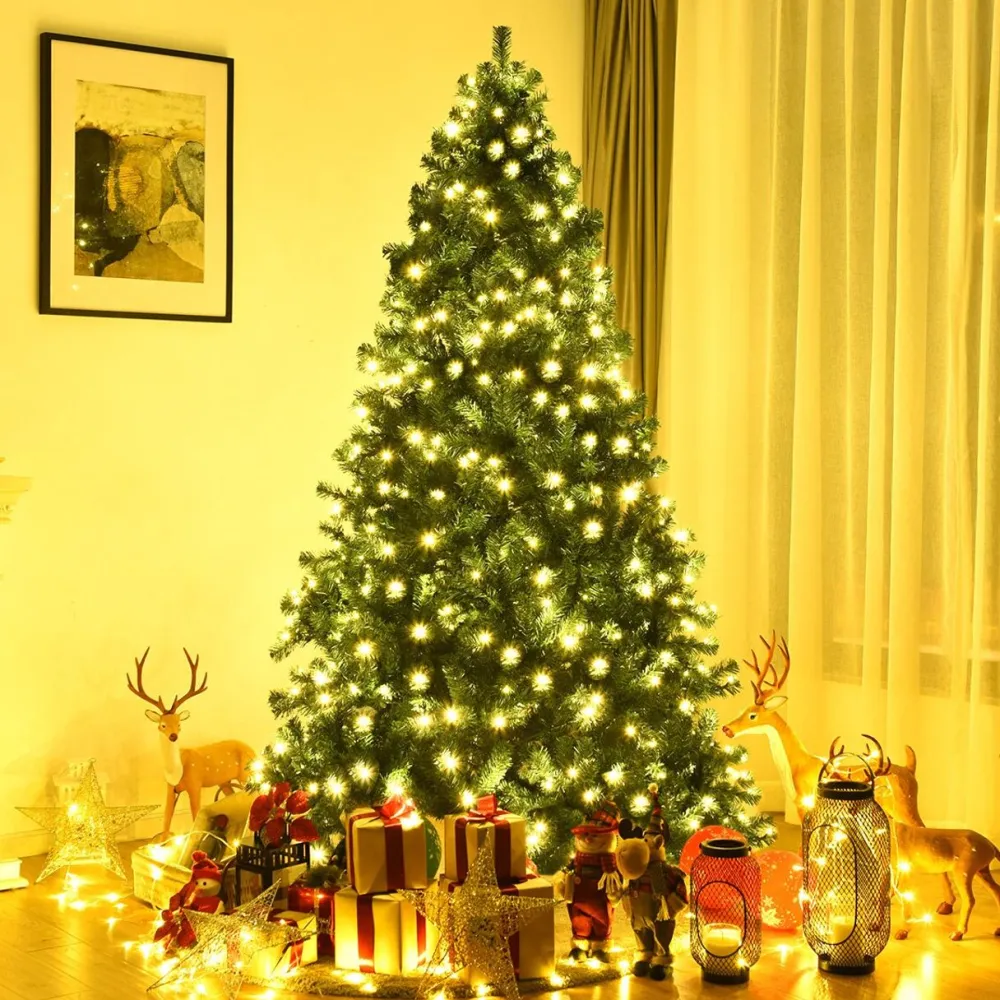Pre-Lit Christmas Trees*The Holiday Aisle Green Pine Artificial Christmas Tree With 430 Warm White Lights