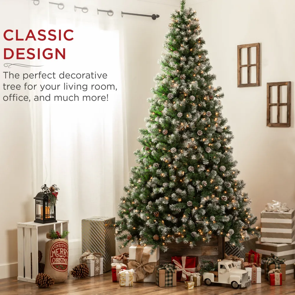 Pre-Lit Christmas Trees*The Holiday Aisle Green Pine Artificial Christmas Tree With 250 Clear/White Lights