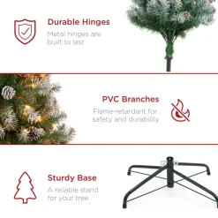 Pre-Lit Christmas Trees*The Holiday Aisle Green Pine Artificial Christmas Tree With 250 Clear/White Lights