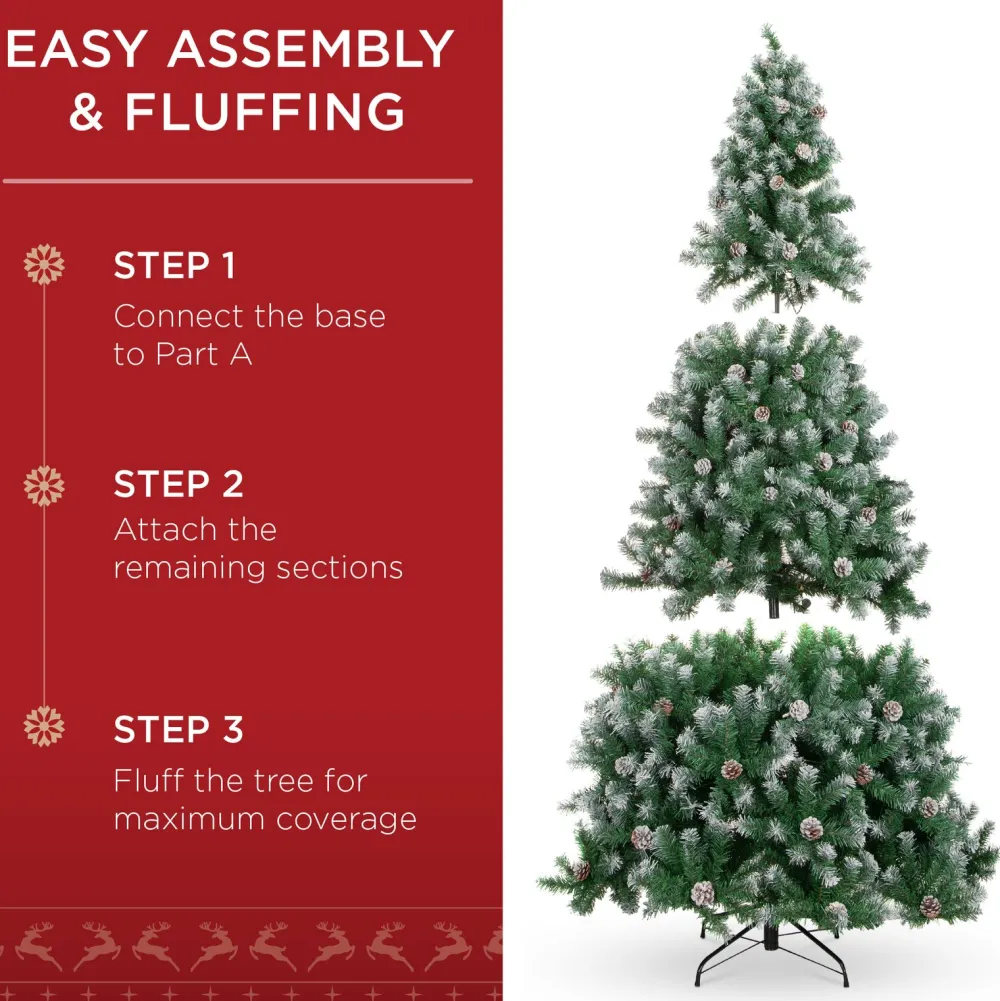Pre-Lit Christmas Trees*The Holiday Aisle Green Pine Artificial Christmas Tree With 250 Clear/White Lights