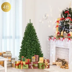 Pre-Lit Christmas Trees*The Holiday Aisle Green Pine Christmas Tree With Led Twinkling Lights