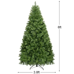 Pre-Lit Christmas Trees*The Holiday Aisle Green Pine Christmas Tree With Lights