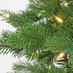 Pre-Lit Christmas Trees*The Holiday Aisle Green Realistic Artificial Pine Christmas Tree With Dual Color Led Lights