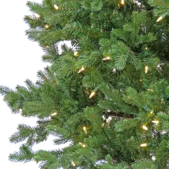 Pre-Lit Christmas Trees*The Holiday Aisle Green Realistic Artificial Pine Christmas Tree With Dual Color Led Lights