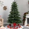 Pre-Lit Christmas Trees*The Holiday Aisle Green Realistic Artificial Spruce Cashmere Christmas Tree With 650 Led Lights