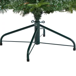 Pre-Lit Christmas Trees*The Holiday Aisle Green Realistic Artificial Pine Cashmere Christmas Tree With 900 Led Lights And Pinecones