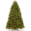 Pre-Lit Christmas Trees*Red Barrel Studio Green Realistic Artificial Spruce Christmas Tree With Led Lights