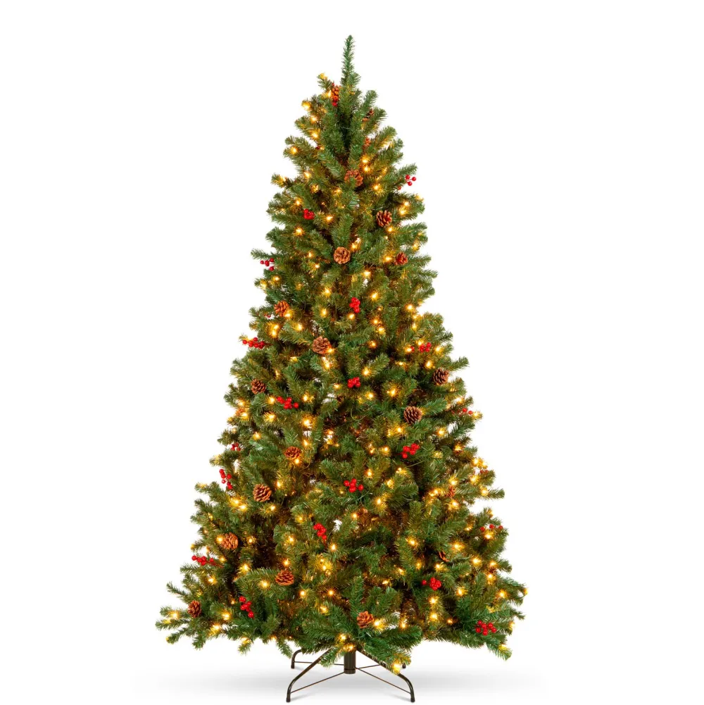 Pre-Lit Christmas Trees*The Holiday Aisle Green Spruce Artificial Christmas Tree With 550 Clear/White Lights