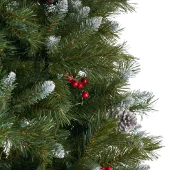 Pre-Lit Christmas Trees*The Holiday Aisle Green Spruce Artificial Christmas Tree