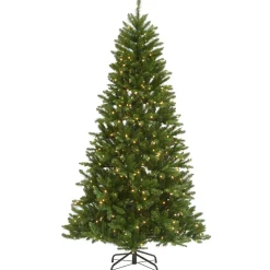 Pre-Lit Christmas Trees*The Holiday Aisle Green Spruce Christmas Tree With Lights