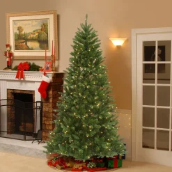 Pre-Lit Christmas Trees*The Holiday Aisle Green Spruce Christmas Tree With Lights