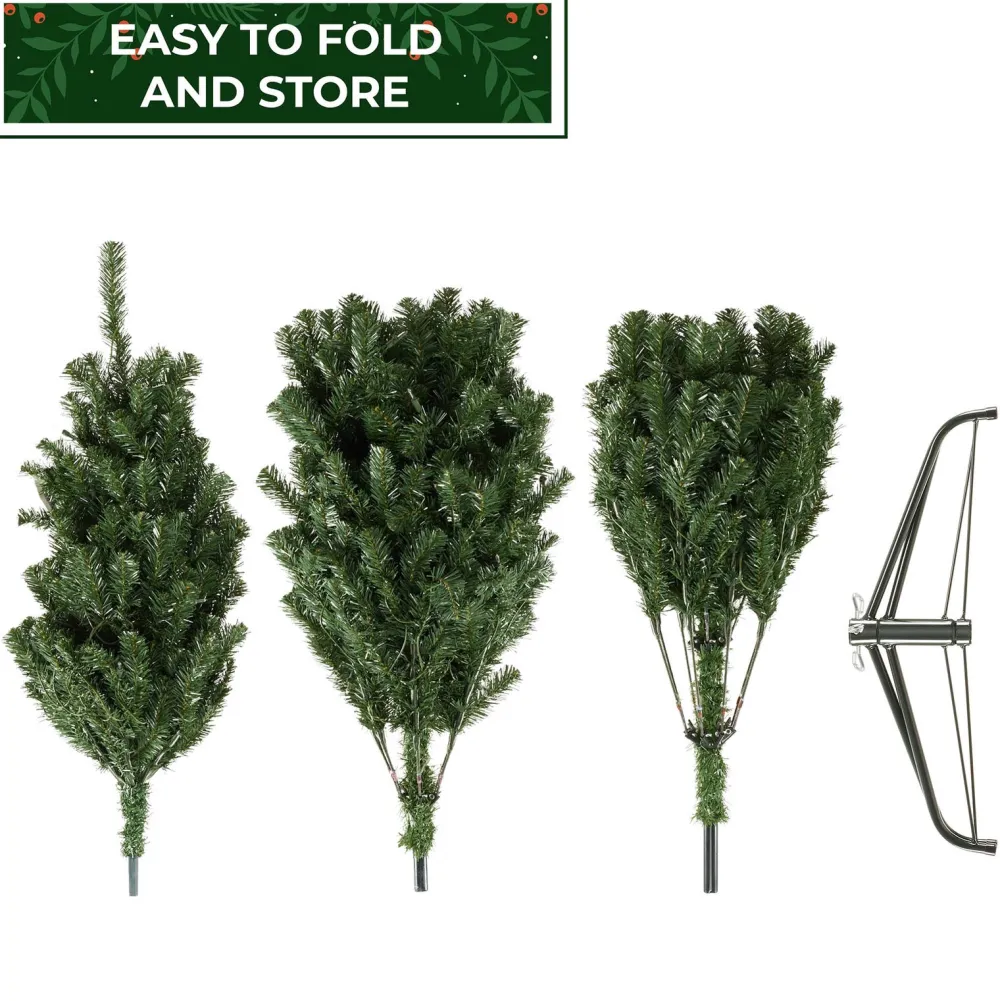 Pre-Lit Christmas Trees*The Holiday Aisle Green Spruce Christmas Tree With Lights