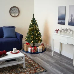 Pre-Lit Christmas Trees*The Holiday Aisle Green Tree Type Fir Cashmere Christmas Tree With 650 Lights Led