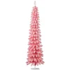 Pre-Lit Christmas Trees*The Holiday Aisle Gwendia Slender Pink Pine Christmas Tree With 100 Lights
