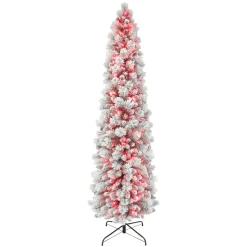 Pre-Lit Christmas Trees*The Holiday Aisle Haddley 7.5' Lighted Artificial Pine Christmas Tree