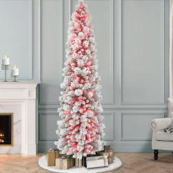 Pre-Lit Christmas Trees*The Holiday Aisle Haddley 7.5' Lighted Artificial Pine Christmas Tree