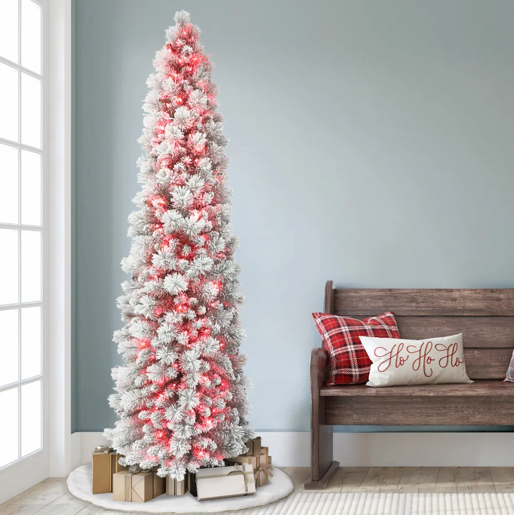 Pre-Lit Christmas Trees*The Holiday Aisle Haddley 7.5' Lighted Artificial Pine Christmas Tree