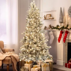 Pre-Lit Christmas Trees*The Holiday Aisle Haleem 6.5' Lighted Artificial Pine Christmas Tree