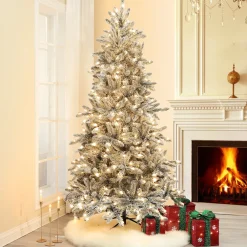 Pre-Lit Christmas Trees*The Holiday Aisle Haleem 6.5' Lighted Artificial Pine Christmas Tree