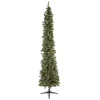 Pre-Lit Christmas Trees*The Holiday Aisle Home Heritage 9 Ft Pencil Pine Prelit Artificial Christmas Tree 500 Clear Lights