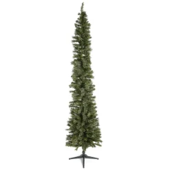 Pre-Lit Christmas Trees*The Holiday Aisle Home Heritage 9 Ft Pencil Pine Prelit Artificial Christmas Tree 500 Clear Lights