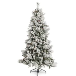 Pre-Lit Christmas Trees*The Holiday Aisle Home Heritage Prelit Artificial Christmas Tree With Pinecones