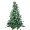 Pre-Lit Christmas Trees*Kurt Adler Jackson 7' H Green Pine Artificial Christmas Tree With 350 Multi-Color Lights