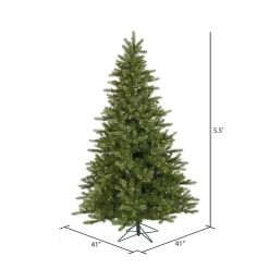 Pre-Lit Christmas Trees*The Holiday Aisle King 5.5' Green Spruce Trees Artificial Christmas Tree With 250 Led Clear/White Lights
