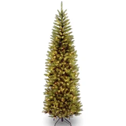 Pre-Lit Christmas Trees*Darby Home Co Kingswood Fir 90'' Lighted Artificial Fir Christmas Tree - Stand Included