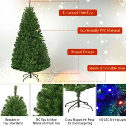 Pre-Lit Christmas Trees*The Holiday Aisle Lighted Artificial Pine Christmas Tree - Stand Included
