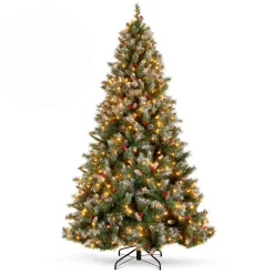Pre-Lit Christmas Trees*The Holiday Aisle Lighted Artificial Pine Christmas Tree - Stand Included