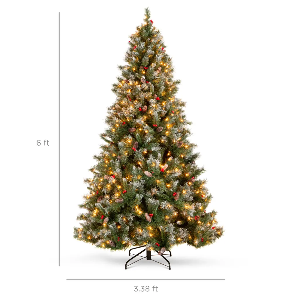 Pre-Lit Christmas Trees*The Holiday Aisle Lighted Artificial Pine Christmas Tree - Stand Included