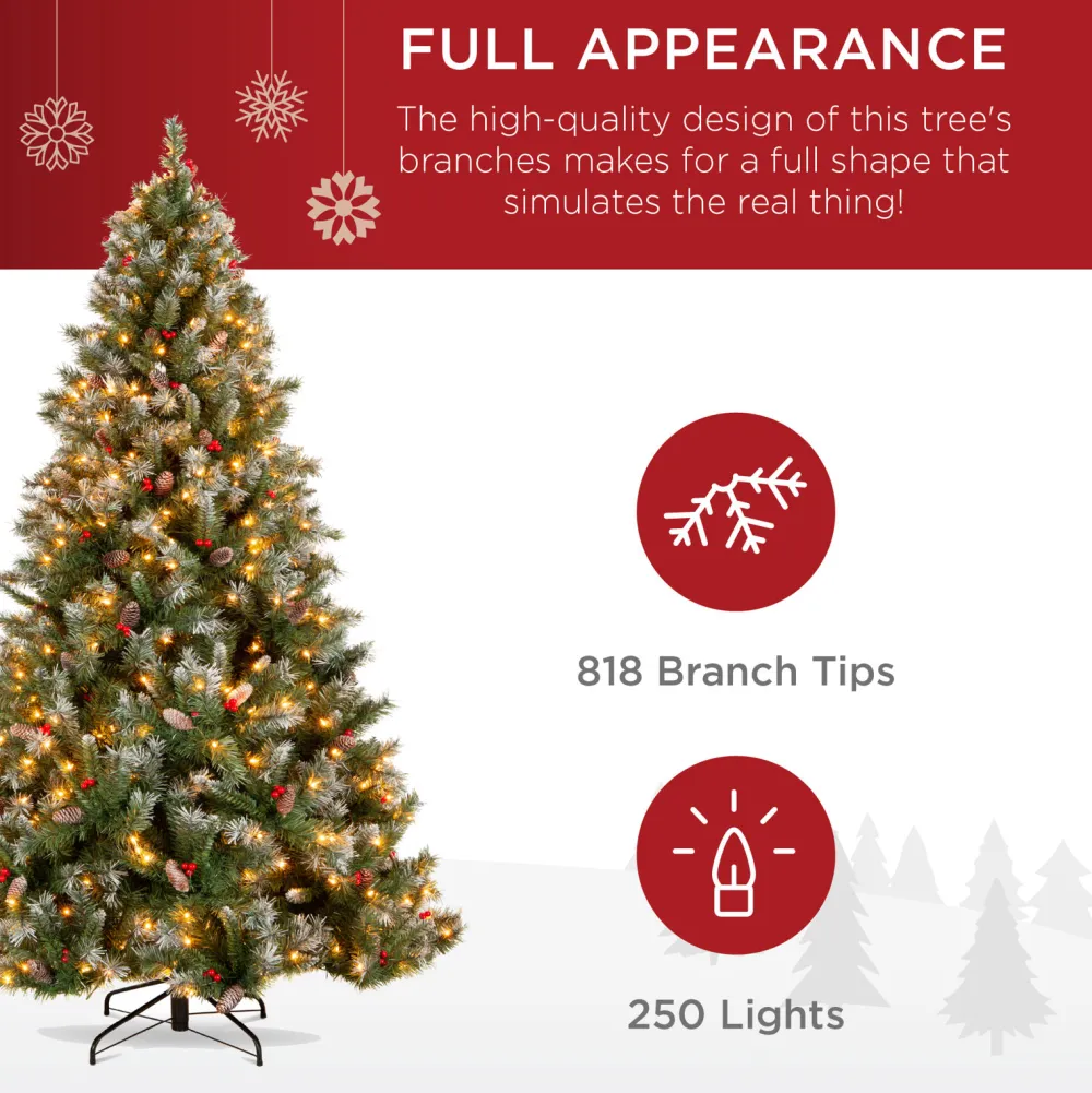 Pre-Lit Christmas Trees*The Holiday Aisle Lighted Artificial Pine Christmas Tree - Stand Included