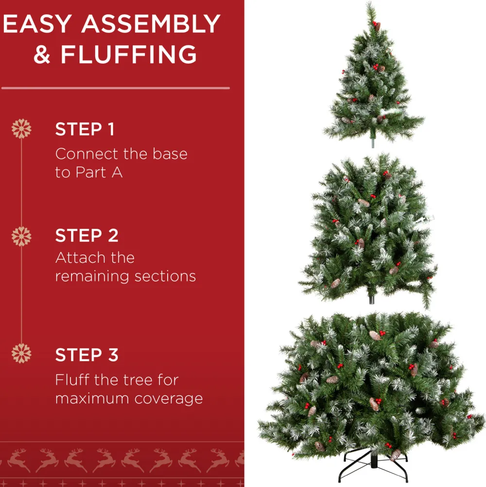 Pre-Lit Christmas Trees*The Holiday Aisle Lighted Artificial Pine Christmas Tree - Stand Included