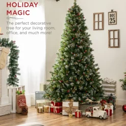 Pre-Lit Christmas Trees*The Holiday Aisle Lighted Artificial Pine Christmas Tree - Stand Included