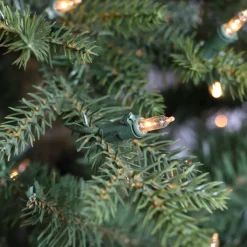 Pre-Lit Christmas Trees*The Holiday Aisle Natural 7.5' Green Fir Artificial Christmas Tree With 700 Clear And White Lights