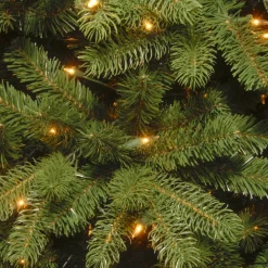 Pre-Lit Christmas Trees*Red Barrel Studio Newberry Spruce Lighted Faux Spruce Christmas Tree