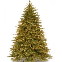 Pre-Lit Christmas Trees*The Holiday Aisle Nordic Spruce 7.5' Green Artificial Spruce Christmas Tree With 1000 Lights