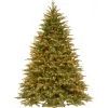 Pre-Lit Christmas Trees*The Holiday Aisle Nordic Spruce 6.5' Green Spruce Artificial Christmas Tree With Clear/White Lights