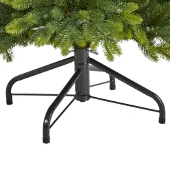 Pre-Lit Christmas Trees*The Holiday Aisle North Carolina 7' Green Fir Artificial Christmas Tree With 550 Colored And Clear Lights