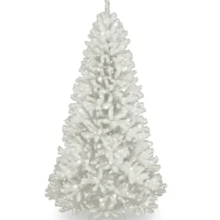 Pre-Lit Christmas Trees*Mercury Row North Valley 7' White Spruce Christmas Tree With 550 Clear/White Lights