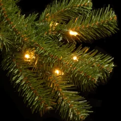 Pre-Lit Christmas Trees*Andover Mills North Valley Slender Green Artificial Spruce Christmas Tree With Lights